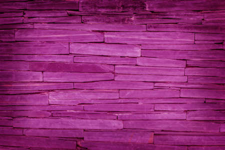 pattern of modern brick wall, slate stone wall surface and background textureの写真素材