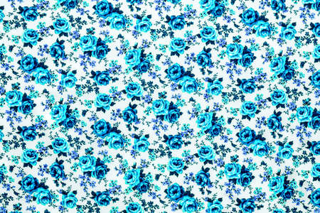 Rose Fabric , Rose Fabric background, Fragment of colorful retro tapestry textの写真素材