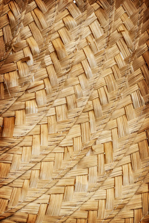 surface woven bamboo pattern