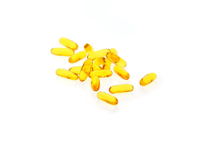 oil capsule isolated