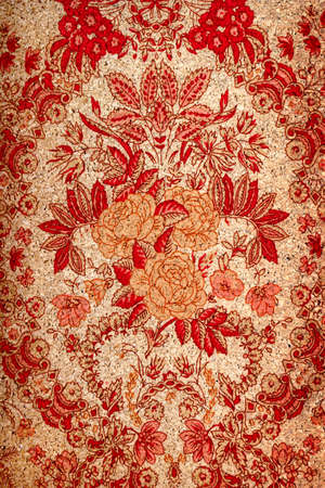 Abstract wooden pressed shavings and sawdust texture, chipboard background. Seamless tiling. Illustration, Cork veneerの写真素材