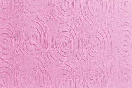 Background of concrete texture decorative surface on wall green color, Circle design on texture and pattern of cement wall backgroundの写真素材