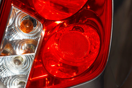 car lamp close-up