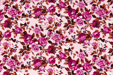 Roses fabric for vintage background