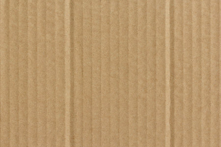 Corrugated cardboard as backgroundの写真素材