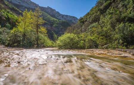 Natural Reserve Cavagrande in Sicilyの写真素材
