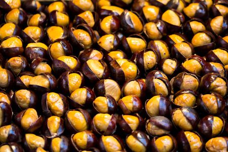 Roasted chestnutsの写真素材