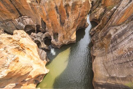 Pot Holes, Garden Route in South Africaの写真素材