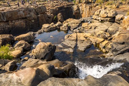 Pot Holes, Garden Route in South Africaの写真素材