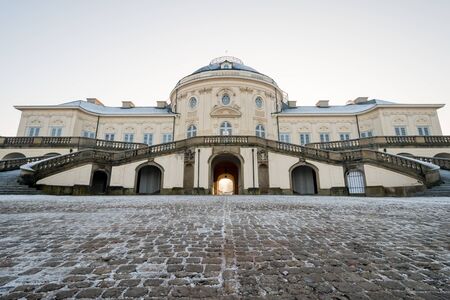 Solitude Castle in the near of Stuttgart, Germany, Winterのeditorial素材