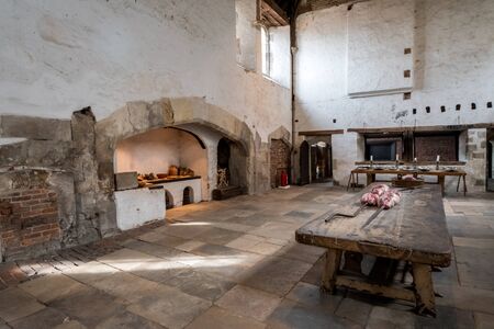 Hampton Court Palace with green Gardensのeditorial素材