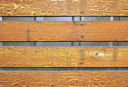 Closeup of wooden planks with detailed structure for backgroundの写真素材