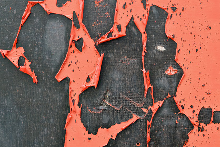 Damaged plywood suited as a strange two-colored backgroundの写真素材