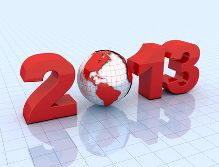 new year 2003 and planet earth