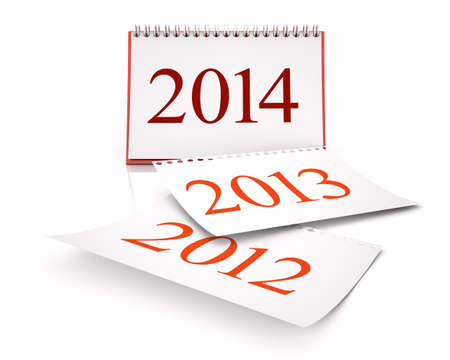 Calendar 2014の写真素材