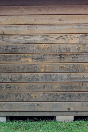 detail of Weathered wood planks from a barnの写真素材