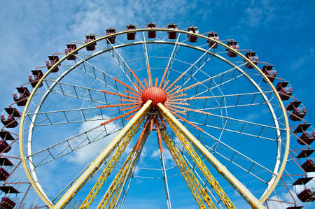 The largest Ferris wheel in Ukraine  Odessa, Shevchenko Park の写真素材