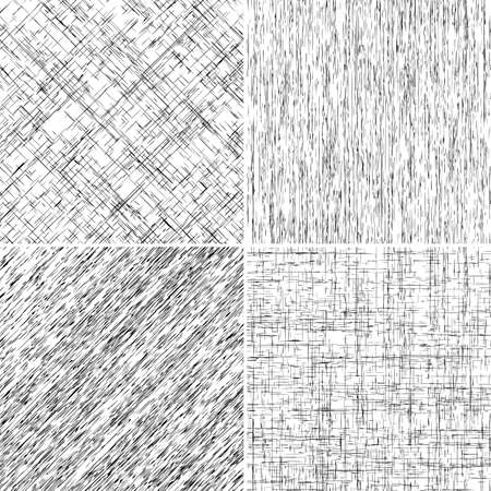 Grunge Stroke overlay backgrounds setのイラスト素材