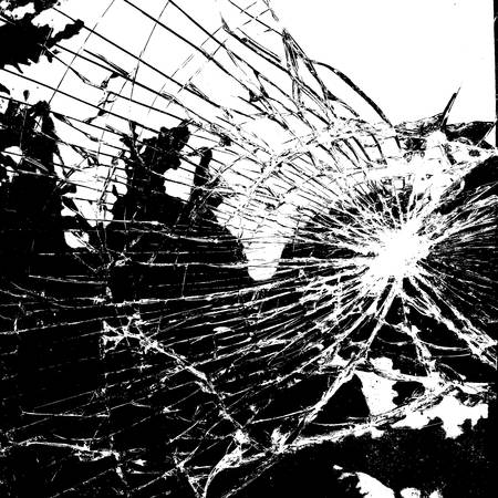 Broken Glass Overlay Textureのイラスト素材