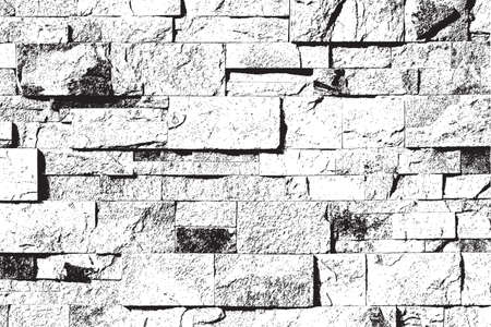 Decorative Stone Wall Overlay Texture for your design. EPS10 vector.のイラスト素材