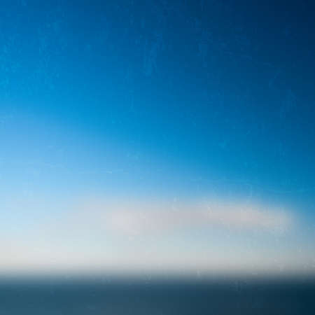 Blurred vector Minimalistic Seascape, grunge effect can be cleaned easily.  のイラスト素材