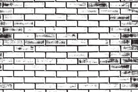 Overlay Brick wall texture for your deesign. EPS10 vector.のイラスト素材