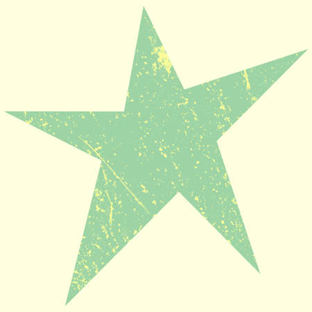 Distress Green Star Background for your design. のイラスト素材
