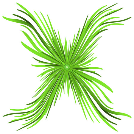Green grass - seamless element for your design. EPS10 vector.のイラスト素材
