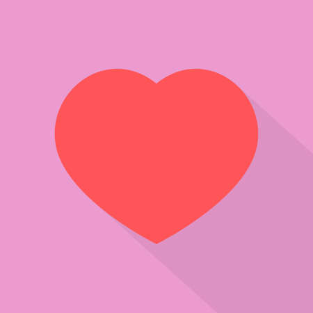 Retro Flat Valentineのイラスト素材