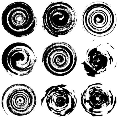 Grunge Spiralのイラスト素材