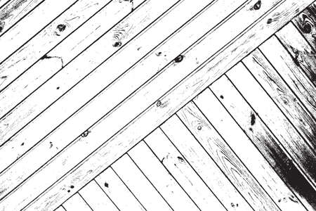 Striped Wooden Planksのイラスト素材