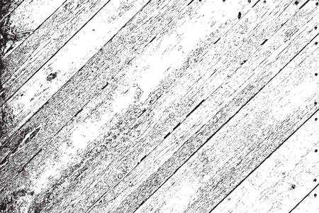 Wooden Planks diagonal distress overlay texture for your design. のイラスト素材