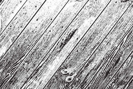 Wooden Planks diagonal distress overlay texture for your design. のイラスト素材