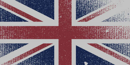 Distressed Flag Of The United Kingdom.のイラスト素材