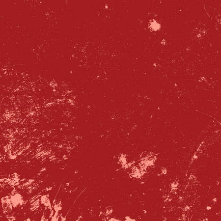 Distressed Overlay Background. Grunge Grainy Red Paint  Texture. Empty Design Element. EPS10 vector.のイラスト素材