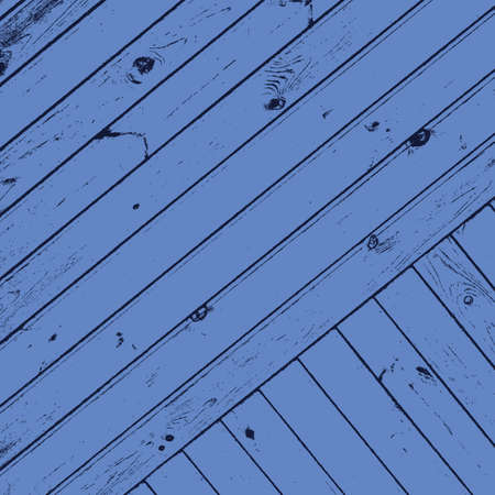 Wooden Planks color blue texture with diagonal pattern, for your design.のイラスト素材