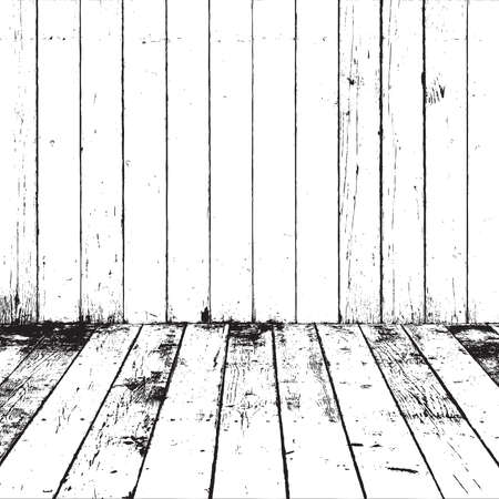 Wooden Planks distress overlay texture for your design. EPS10 vector.のイラスト素材