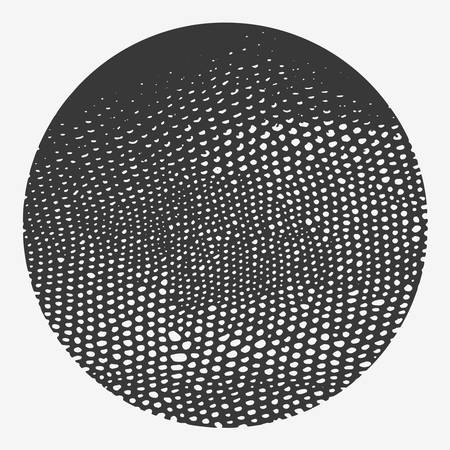 Snake leather distress circle overlay texture. Reptile creative round grunge backround. EPS10 vector.のイラスト素材