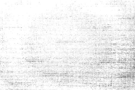 Distress thread used texture. Grunge rough dirty background. Shabby black cotton cover. Overlay aged grainy messy template. Cloth linen sack backdrop. Empty aging design element. EPS10 vector.のイラスト素材