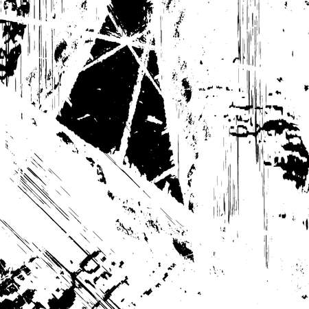 Urban grain dust cover stroke template. Distress crack dirty paint overlay texture. Grunge messy rubbed used stamp post background. Design element for making your images aged. EPS10 vector illustration.のイラスト素材