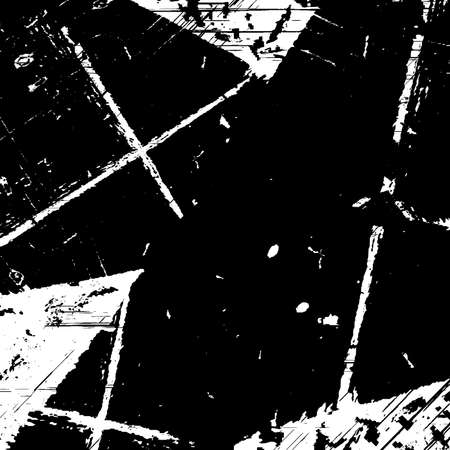 Urban dark messy grain dust cover stroke template. Distress crack dirty paint overlay texture. Grunge used stamp post background. Design element for making your images aged. EPS10 vector illustration.のイラスト素材