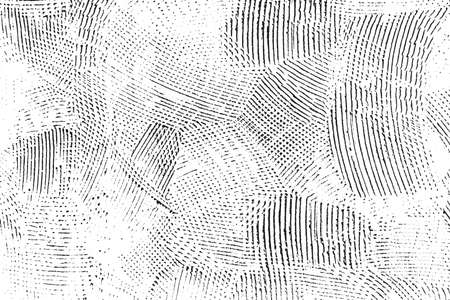 Distress urban used texture. Grunge rough dirty background. Brushed black paint cover. Overlay aged grainy messy template. Renovate wall scratched backdrop. Empty aging design element. EPS10 vector.のイラスト素材