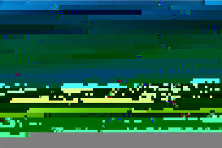 Abstract fantastic glitched background, vector geometric pattern. EPS10 vector.の写真素材