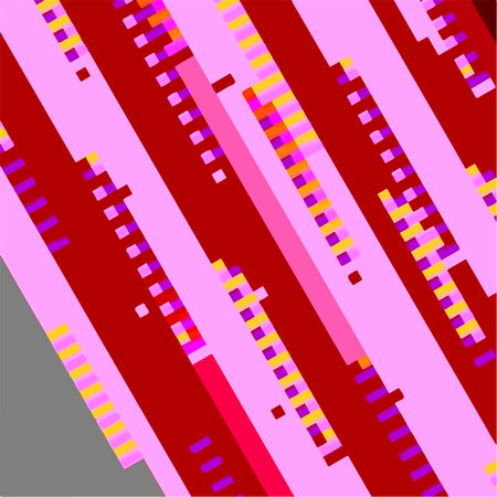 Abstract fantastic glitched background, vector geometric diagonal monitor error pattern. EPS10...