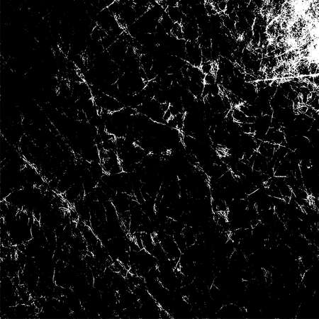 Grunge rough dirty background. Overlay aged grainy messy template. Distress urban used texture. Brushed black paint cover. Renovate wall frame grimy backdrop. Empty aging design element. EPS10 vector.のイラスト素材
