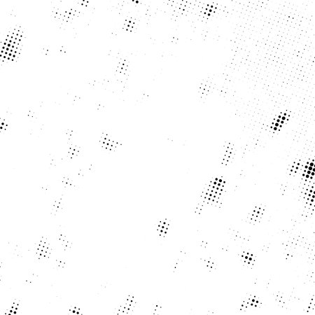 Distress grunge halftone overlay texture. Dirty noise aging design  template. Pop art artistic...