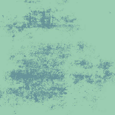 Empty vintage grunge color square background, Distress green retro aged texture for your design.のイラスト素材