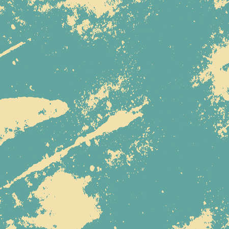 Distress green retro aged texture for your design. Empty vintage grunge color square background, EPS10 vector illustration.のイラスト素材