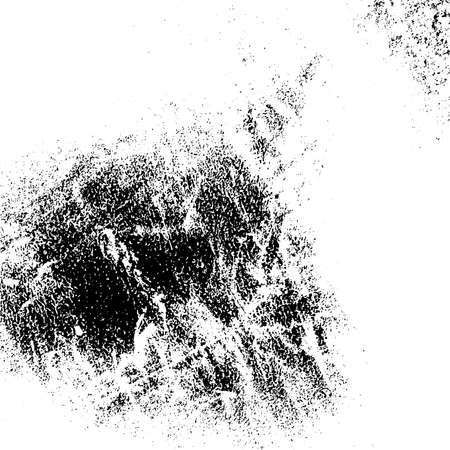 Distress dirty overlay background. Grunge mess blot background. Burnt trace cover design element. EPS10 vector.のイラスト素材