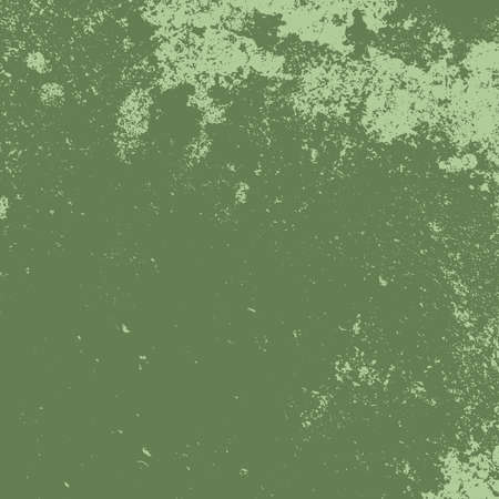Distress green retro aged texture for your design. Empty vintage grunge color square background, EPS10 vector illustration.のイラスト素材